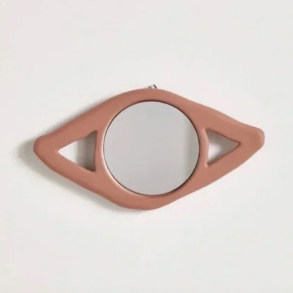 Clay Eye Evil Eye Boho Peasant Hipster Hippie Art Deco Farm Hip Icon Wall Mirror